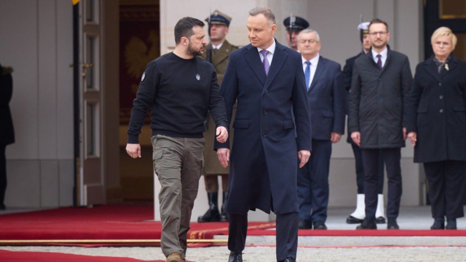 Prezydenci Polski i Ukrainy w Warszawie.