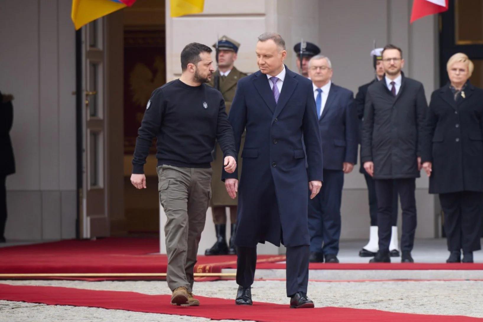 Prezydenci Polski i Ukrainy w Warszawie.