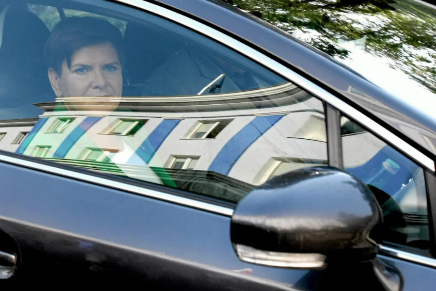 Beata Szydło została ukarana mandatem i punktami karnymi za kolizję, którą spowodowała w centrum Krakowa.