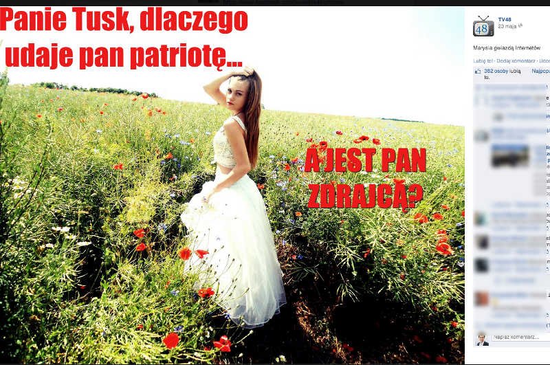 17-letnia Maria Sokołowska zapytała premiera Donalda Tuska: "dlaczego jest pan zdrajcą?"