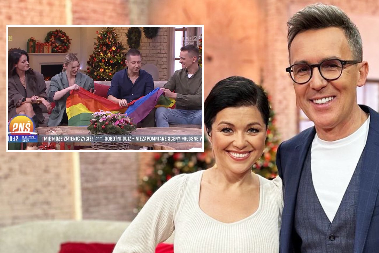 Pary jednopłciowe gościły w "Pytaniu na śniadanie" w TVP. "Cuda"