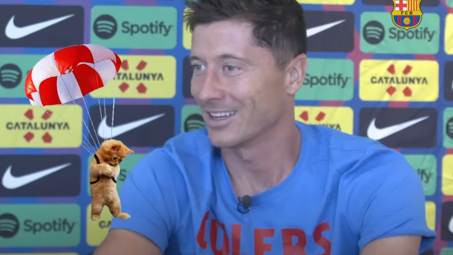 Robert Lewandowski wziął udział w nietypowym wyzwaniu. Polak odpowiadał na pytania tylko przez 90 sekund.