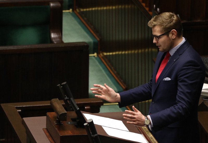 Na zdjęciu 27-letni Michał Woś, prawnik z Raciborza, od roku zastępca Zbigniewa Ziobry w resorcie sprawiedliwości.