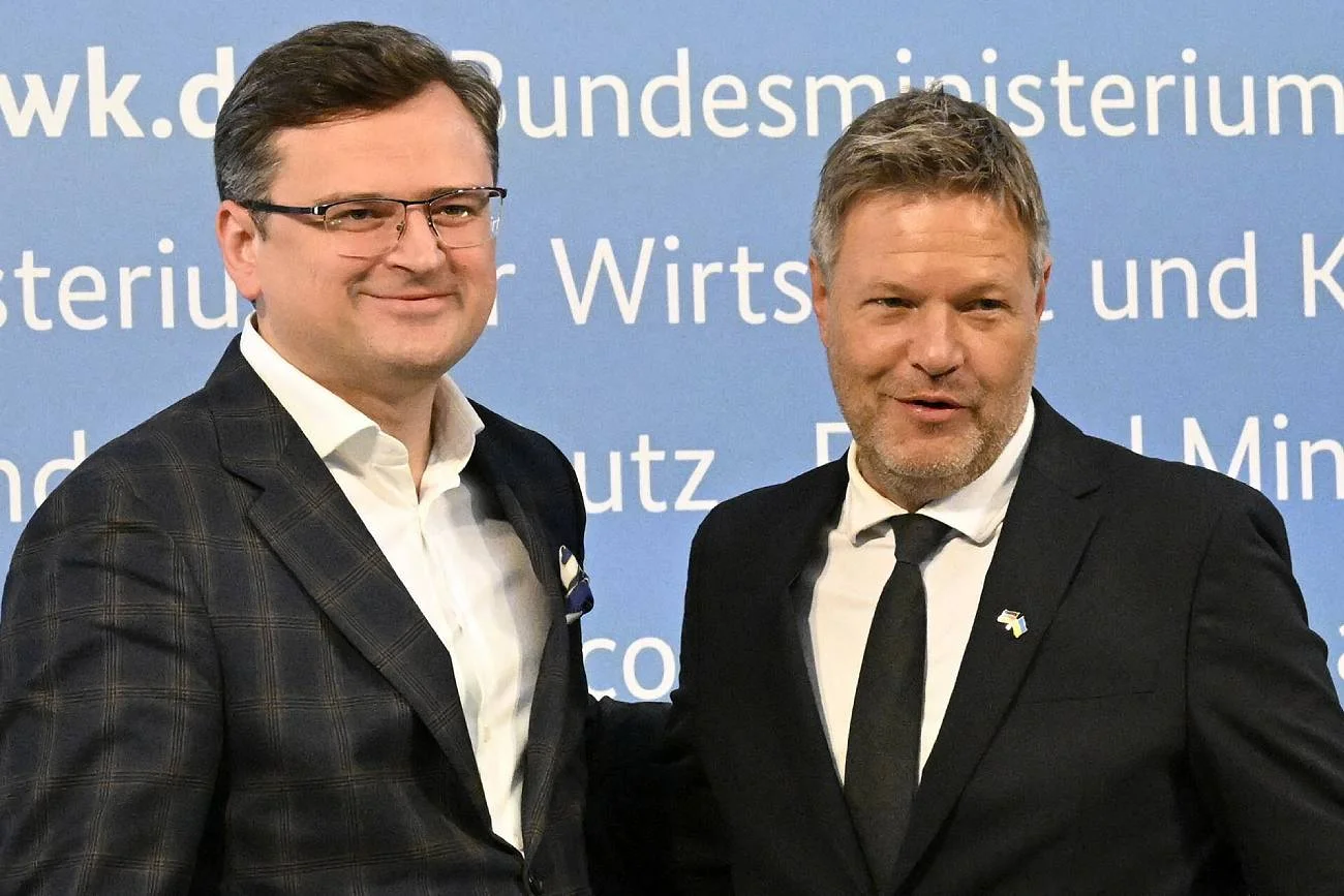 Minister spraw zagranicznych Ukrainy Dmytro Kułeba gościł w Berlinie, gdzie spotkał się m.in. z wicekanclerzem RFN Robertem Habeckiem