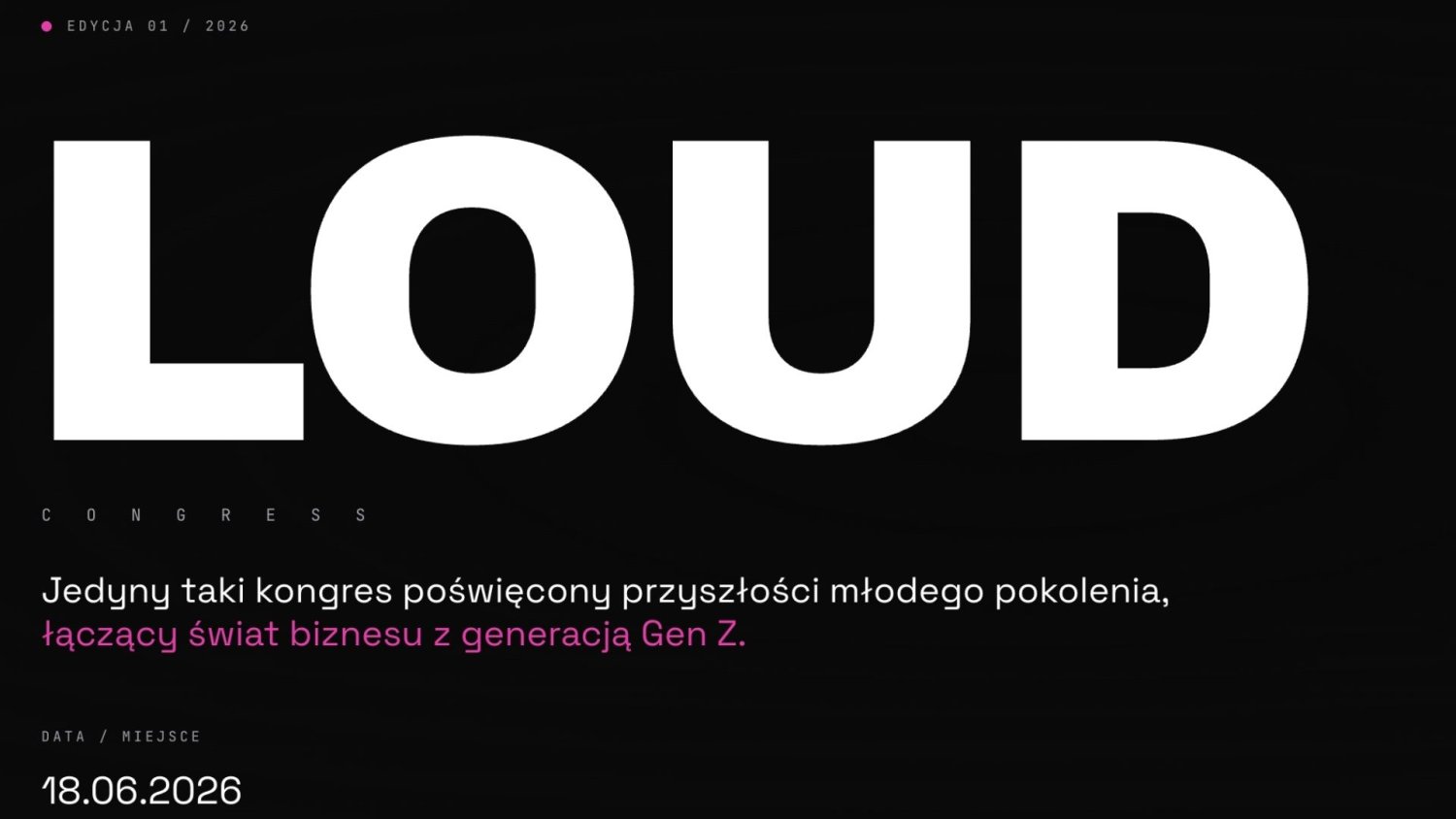 Gen Z, twórcy i wielki biznes. LOUD congress pokaże, kto dziś naprawdę rządzi internetem