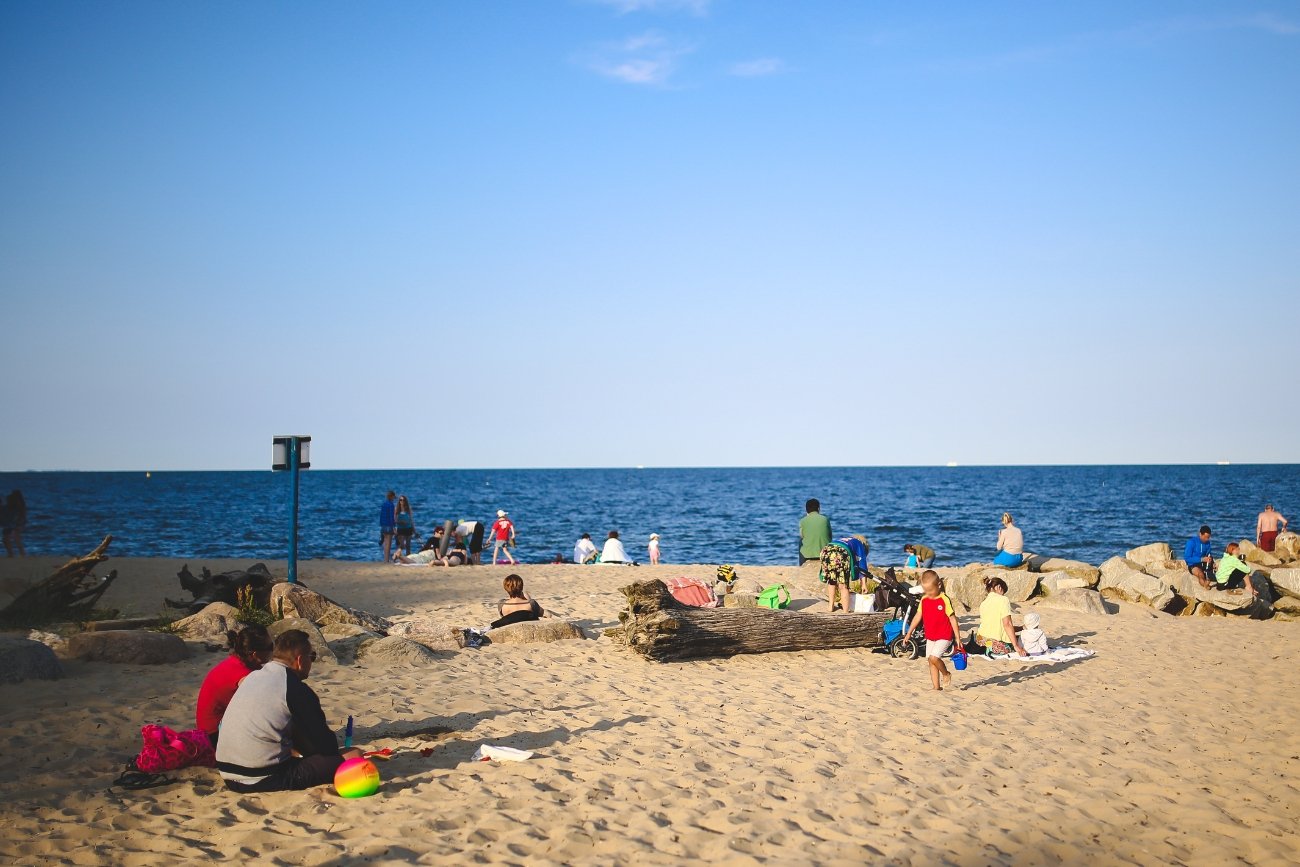 Nad polskim morzem sezon we wrześniu nadal trwał w najlepsze