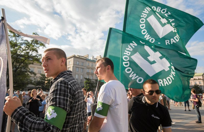 ONR protestują w Krakowie