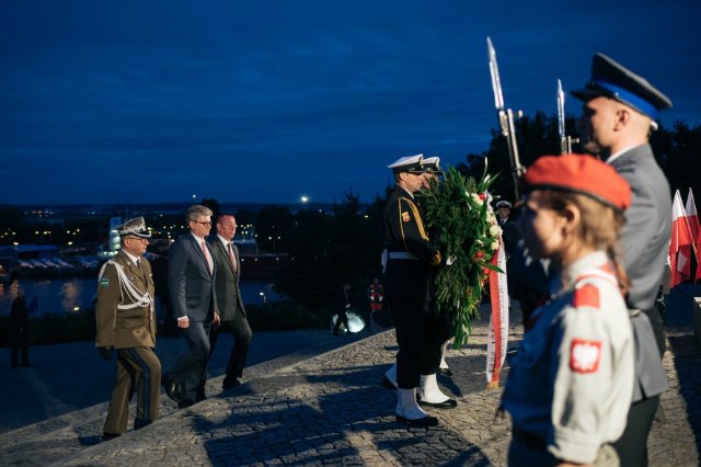Obchody 78. rocznicy wybuchu II wojny światowej na Westerplatte.