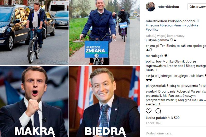 Wymowny post Roberta Biedronia. Prezydent Słupska zrozumiał, że "musi" i planuje walkę o władzę jak Emmanuel Macron?