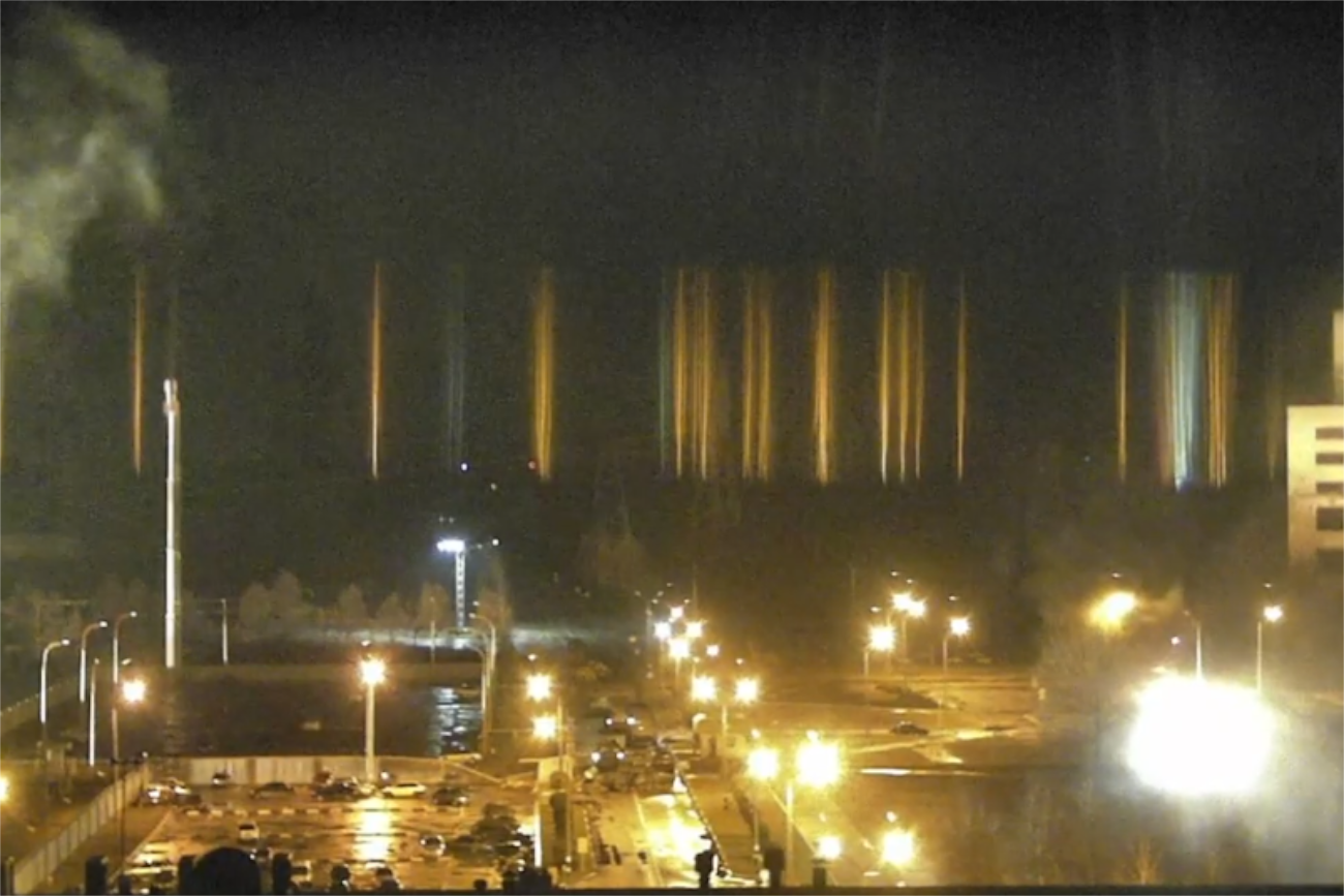 Rosjanie zaatakowali elektrownię atomową Zaporoże.