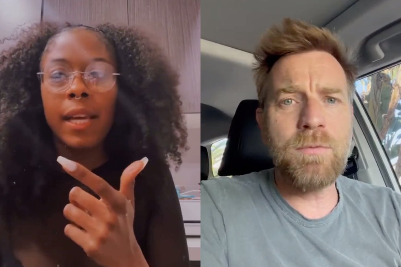 Moses Ingram i Ewan McGregor - gwiazdy serialu "Obi-Wan Kenobi.