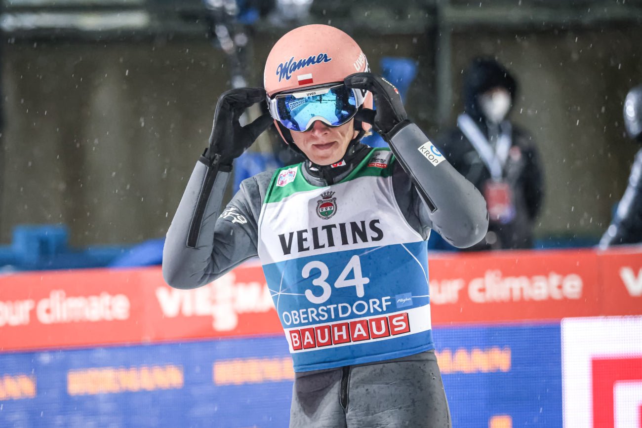 Dawid Kubacki był jedynym z Polaków, który zapunktował w środowym konkursie w Oberstdorfie.