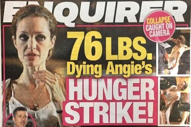 Oto okładka, która rozpoczęła kolejną debatę o zdrowiu Angeliny Jolie.