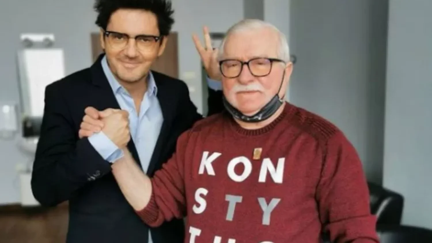 Gościem w programie Kuby Wojewódzkiego 11 maja był Lech Wałęsa.