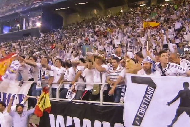 Real Madryt zwycięzcą Ligi Mistrzów, kibice świętują.