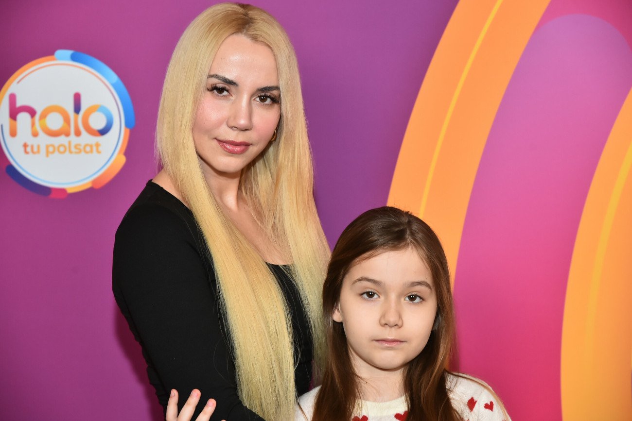 Marianna Schreiber zabrała córkę do "Halo tu Polsat".