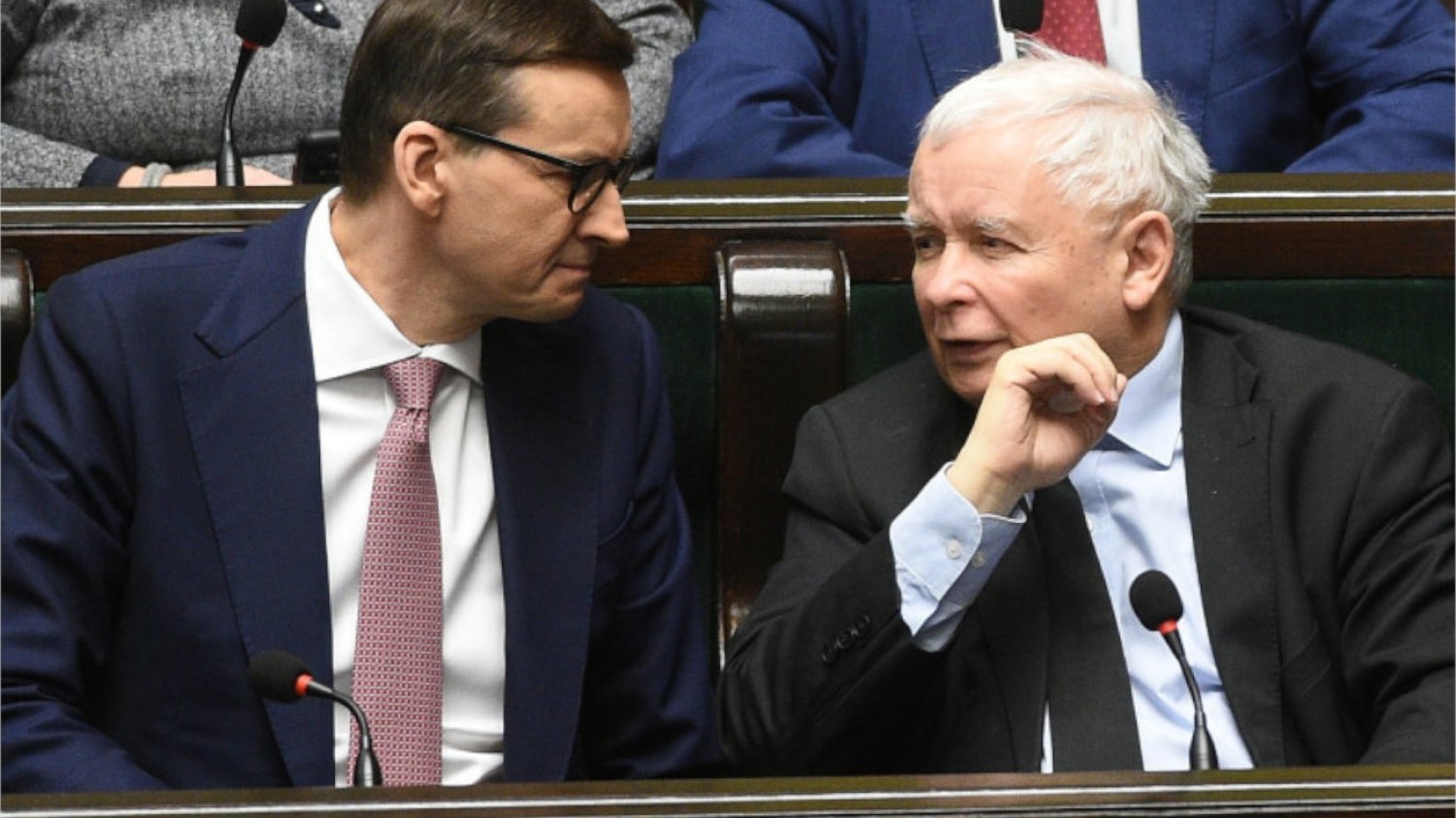 Media: PiS zaprasza swoich działaczy na spotkania z posłami PO na Śląsku Mateusz Morawiecki i Jarosław Kaczyński