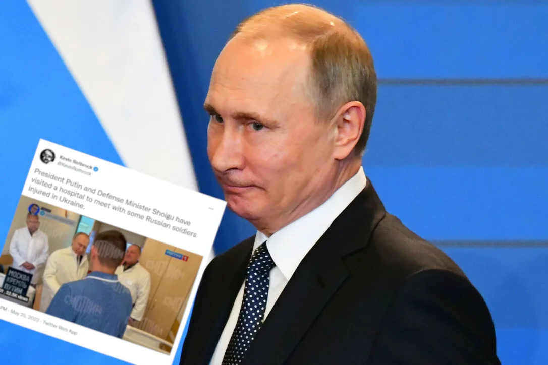 Kreml poinformował o wizycie Władimira Putina w Centralnym Wojskowym Szpitalu Klinicznym im. P.V. Mandryka w Moskwie.