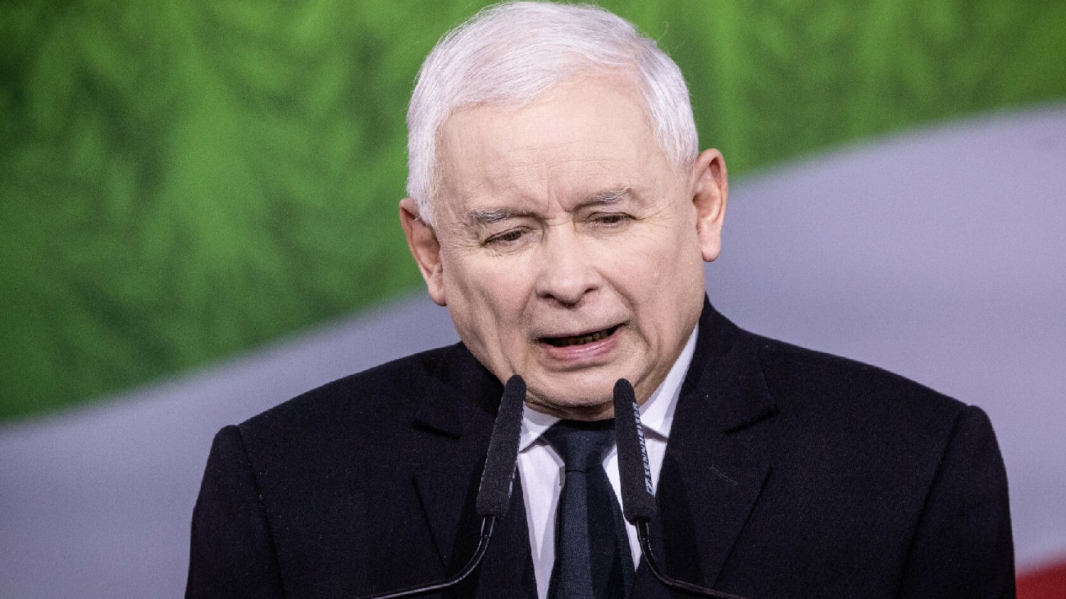 Jarosław Kaczyński o wojnie w Ukrainie. Mówi o "maskirówce".