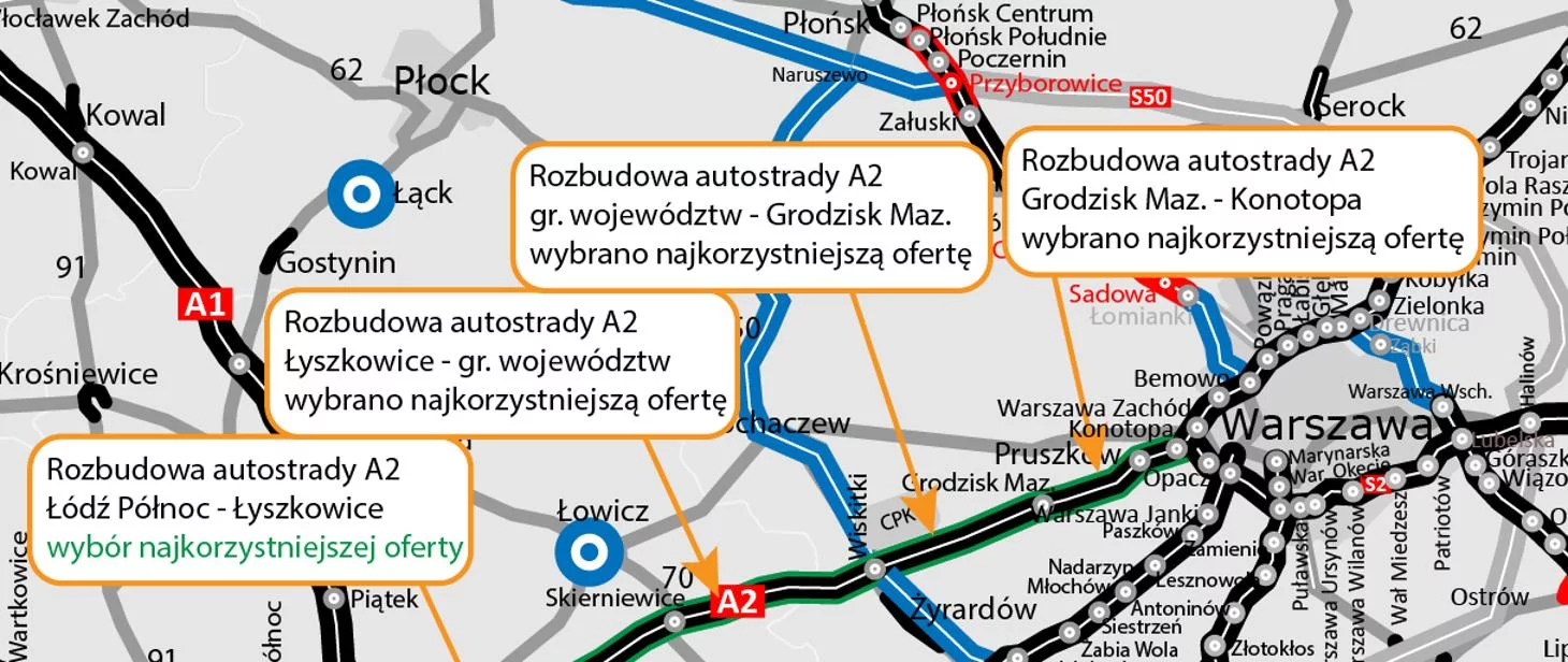 Rozbudowa A2 Rozbudowa A2