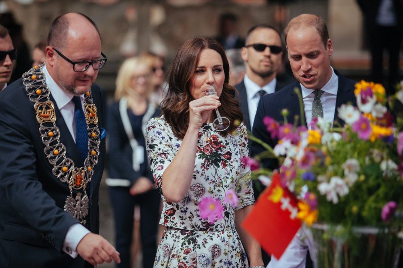 Brytyjska para książęca złożyła wizytę w Gdańsku w lipcu 2017 r.