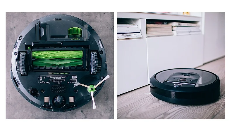 We wnętrzu pracowitego robota Roomba i7 twórcy zamontowali 3-stopniowy system czyszczący zasilany przez silnik drugiej generacji.