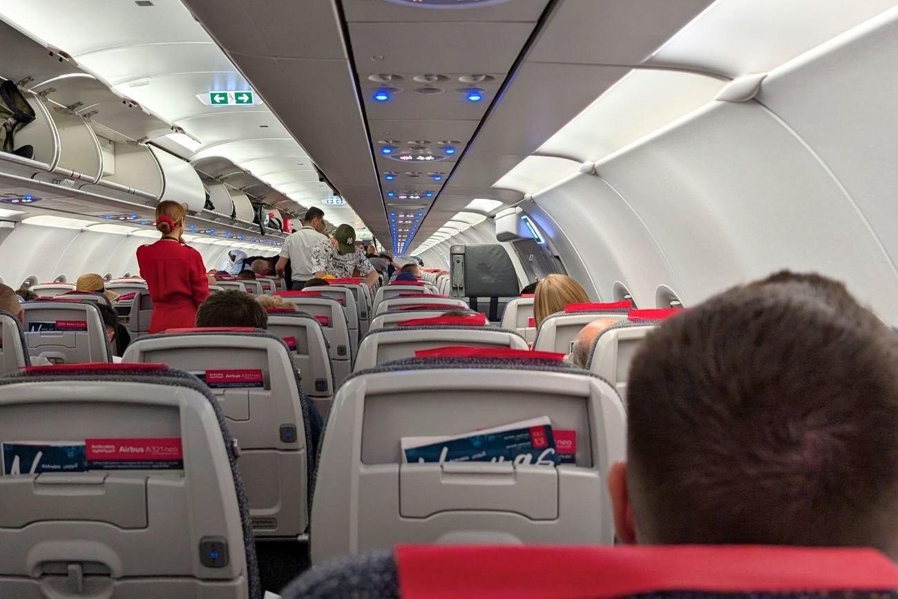 Wnętrze samolotu Samolot