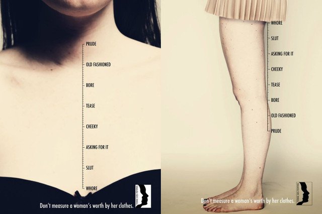 Świetna kampania. Nie osądzaj kobiety po jej ubraniu.