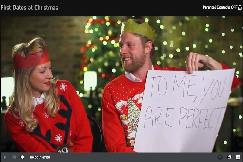 Świąteczny odcinek oryginalnego "First Dates" nawiązywał do "Love Actually".