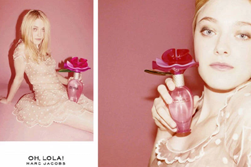 Elle Fanning w kampanii perfum Marca Jacobsa Oh, Lola!