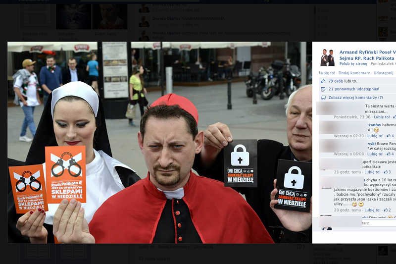 Kolejny poseł odchodzi z klubu Ruchu Palikota. Nie mógł znieść antyklerykalizmu Armanda Ryfińskiego.