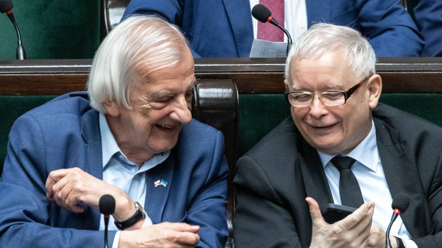 Ryszard Terlecki i Jarosław Kaczyński