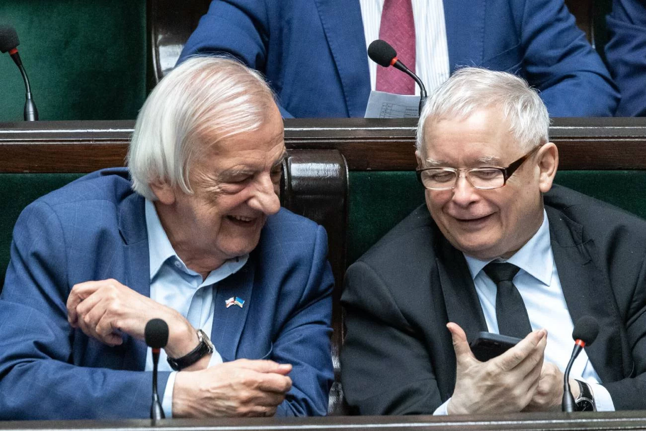 Ryszard Terlecki i Jarosław Kaczyński