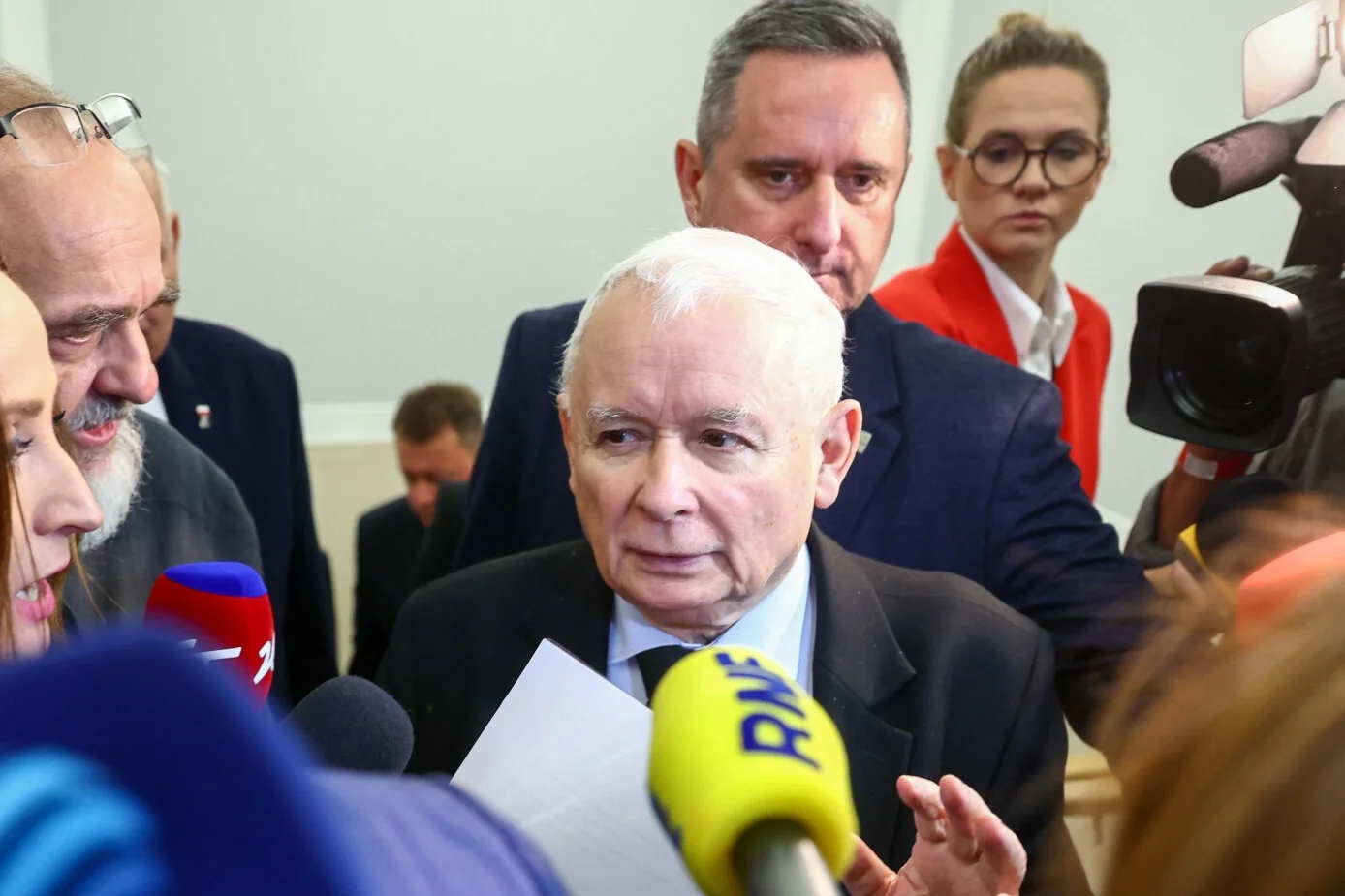 Kaczyński ma prywatną ochronę w Sejmie. Nie chciał o niej rozmawiać.