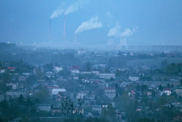 Smog nad Rybnikiem.