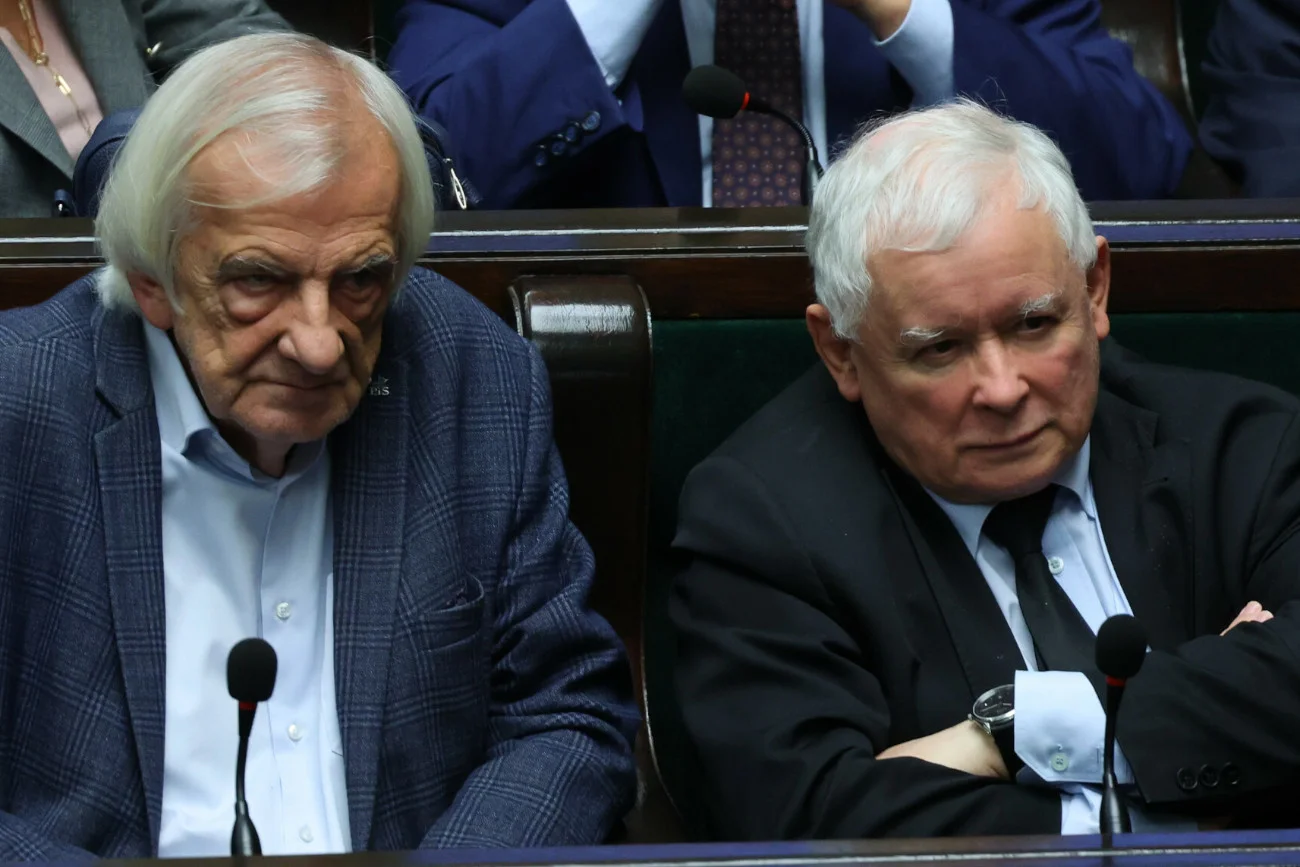 Ryszard Terlecki i Jarosław Kaczyński