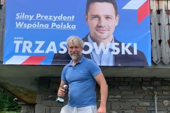 Michał Żebrowski popiera kandydaturę Rafała Trzaskowskiego