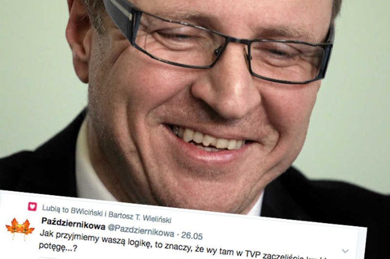 "Jeśli przyjmiemy waszą logikę...". W tym jednym zdaniu TVP została pokonana swoją własną bronią