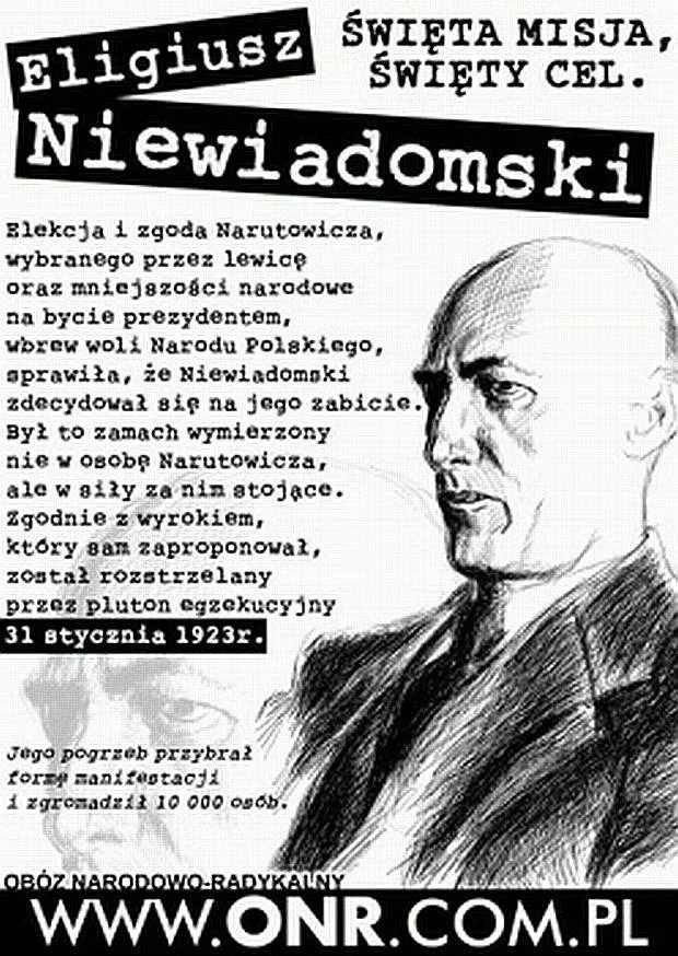 Tak ONR czci pamięć o mordercy.