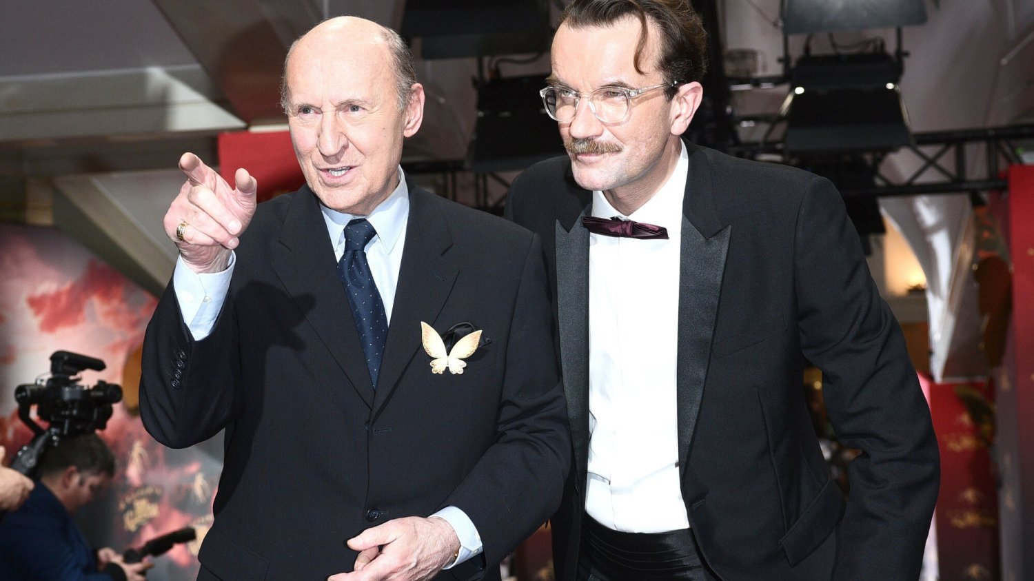 Kot i Fronczewski spotkali się na premierze filmu.