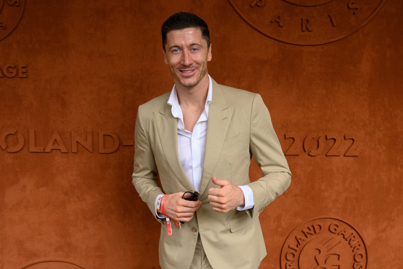 Robert Lewandowski w miniony weekend był gościem podczas finałowego weekendu turnieju tenisowego Rolanda Garrosa.