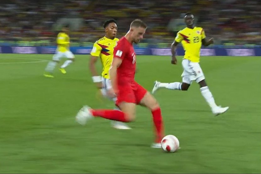 Anglia wygrała w meczu z Kolumbią.