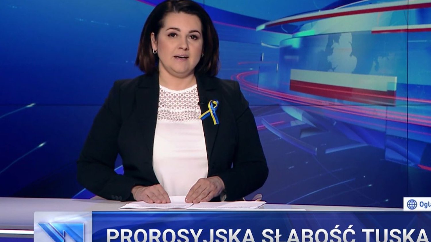 Donald Tusk po raz kolejny był antybohaterem wieczornego wydania "Wiadomości" TVP.