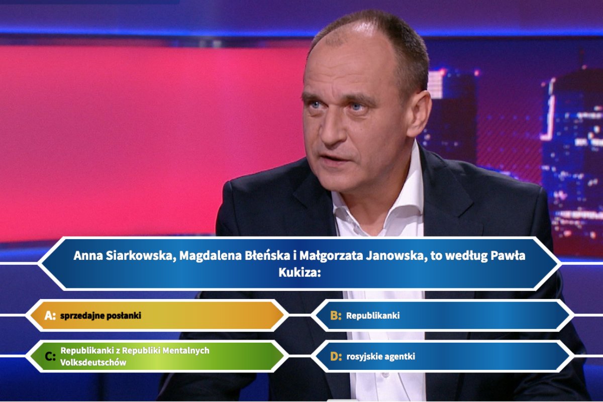 W internecie krąży prześmiewcza gra "Milionerzy z Kukizem".