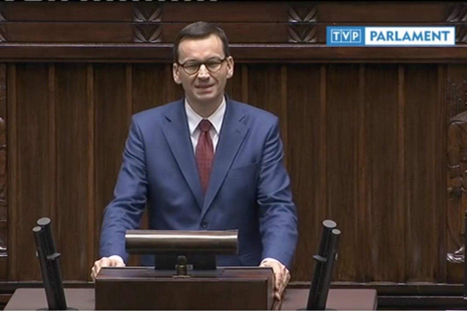 Premier Morawiecki atakował Platformę Obywatelską w przemówieniu przed debatą na temat zmian w prawie dotyczących pedofilii.