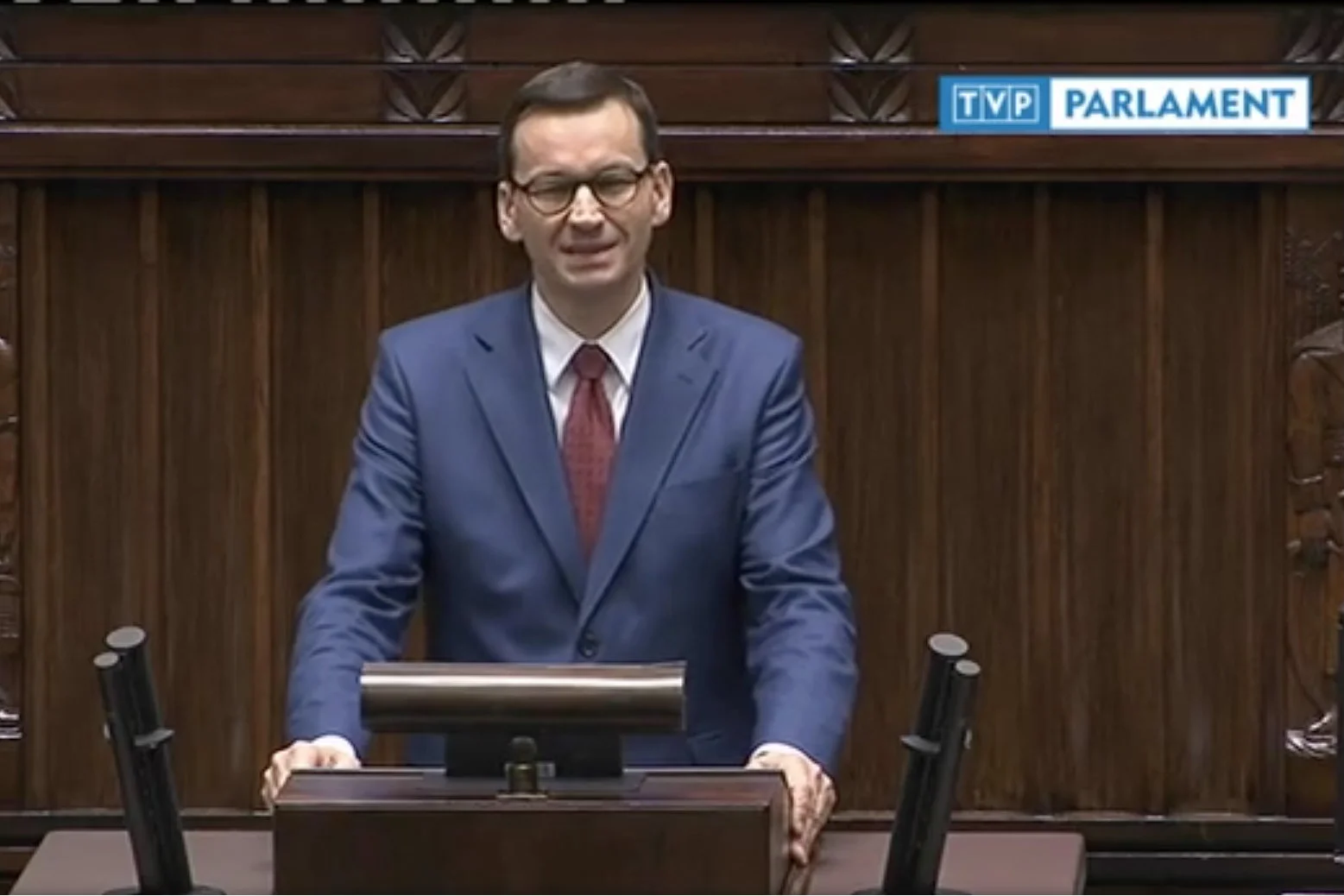 Premier Morawiecki atakował Platformę Obywatelską w przemówieniu przed debatą na temat zmian w prawie dotyczących pedofilii.
