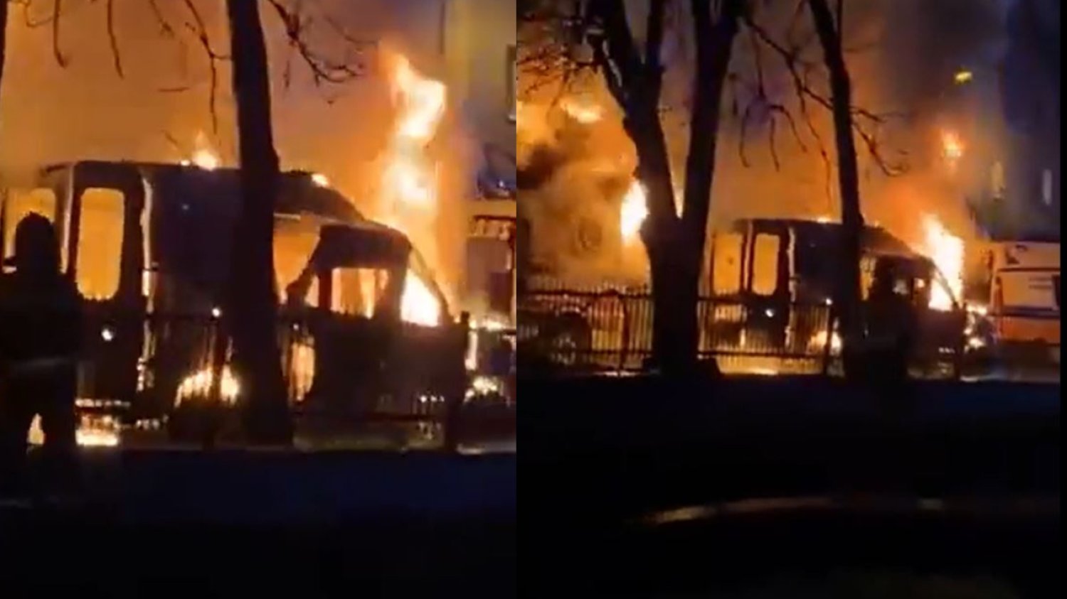 Grójec. W środku nocy dwie karetki nagle stanęły w ogniu.