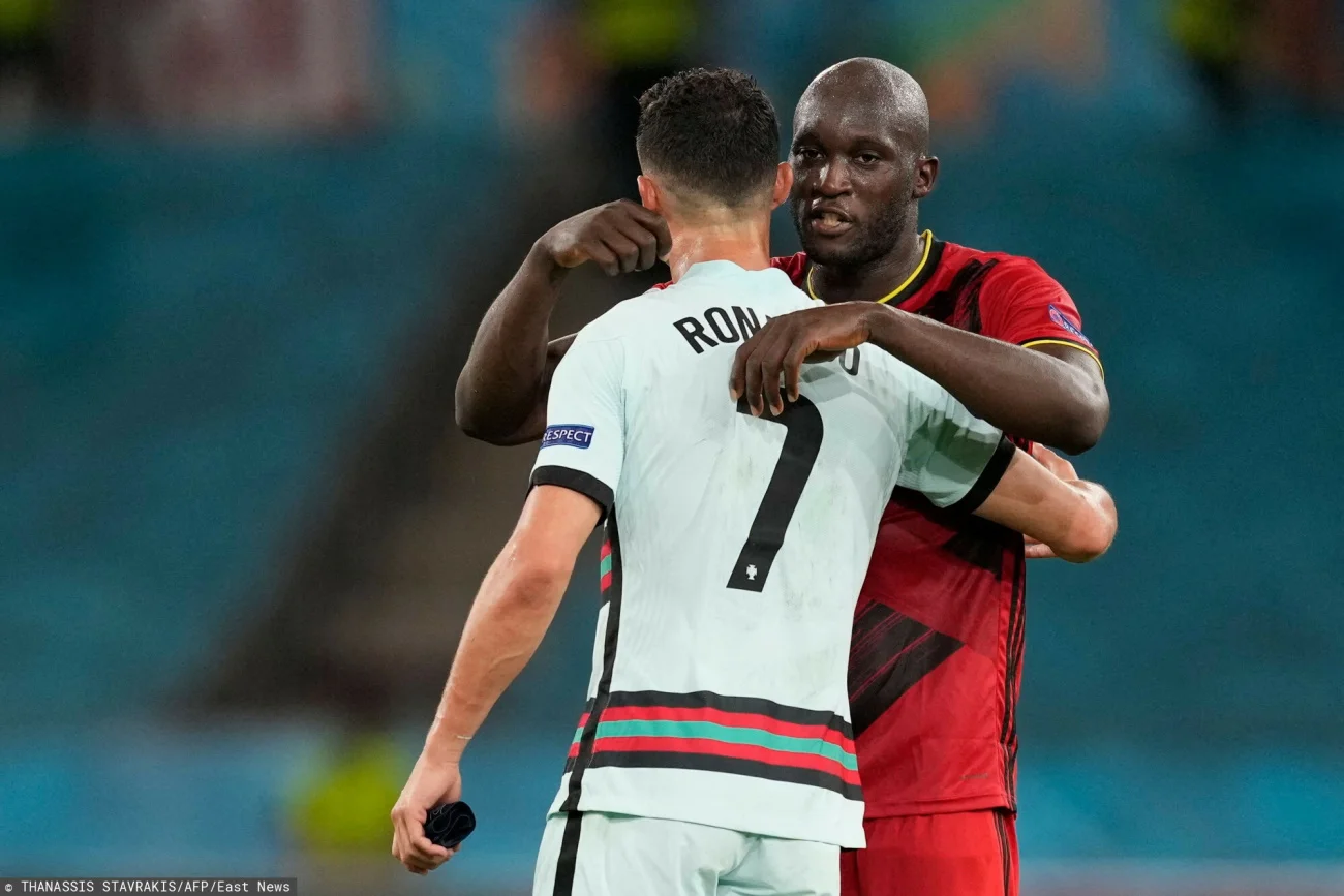 Romelu Lukaku pocieszający Cristiano Ronaldo, to zdjęcie obiegło świat