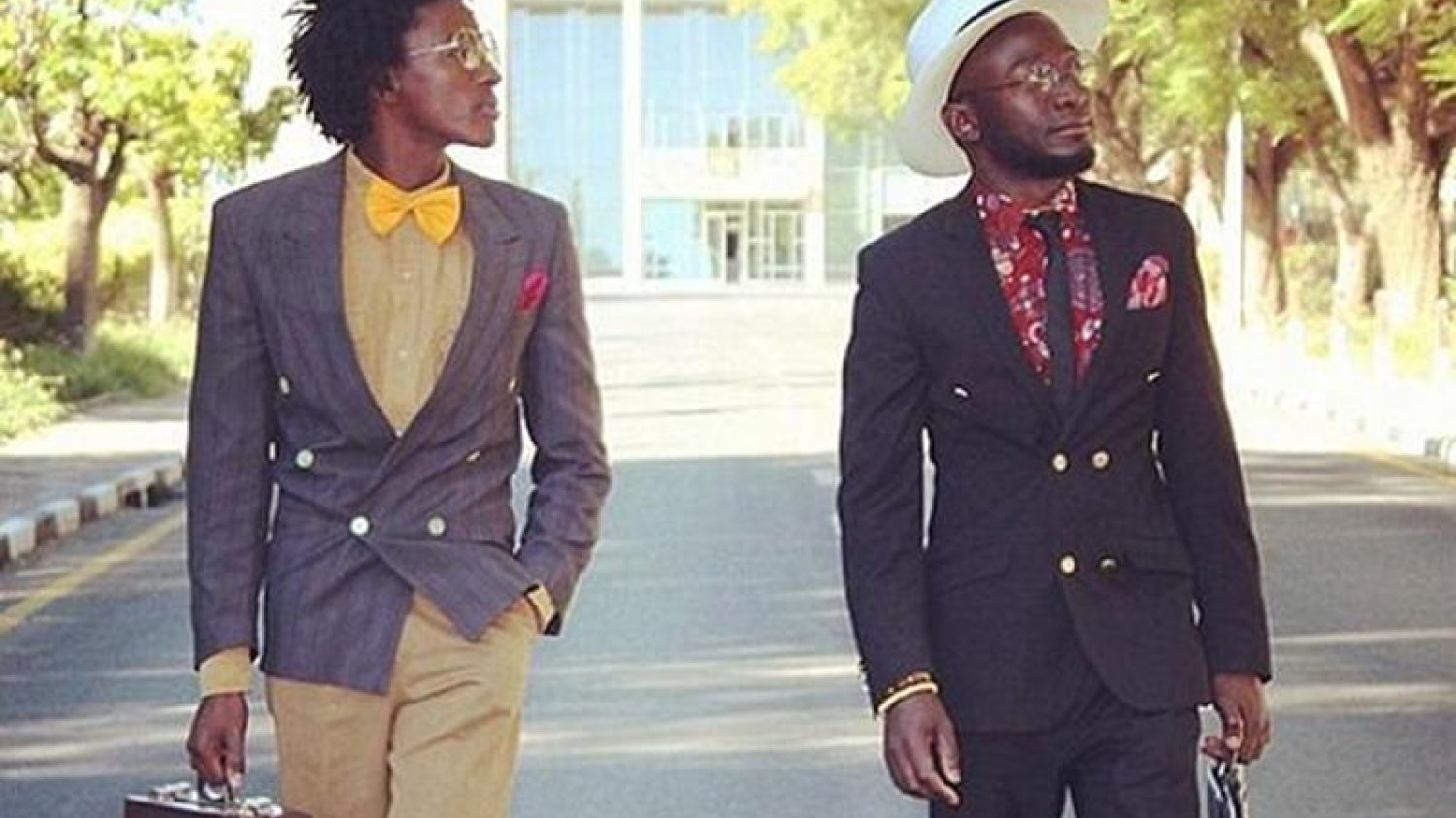 Loux the Vintage Guru (z lewej) jest jednym z ikon afrykańskich hipsterów