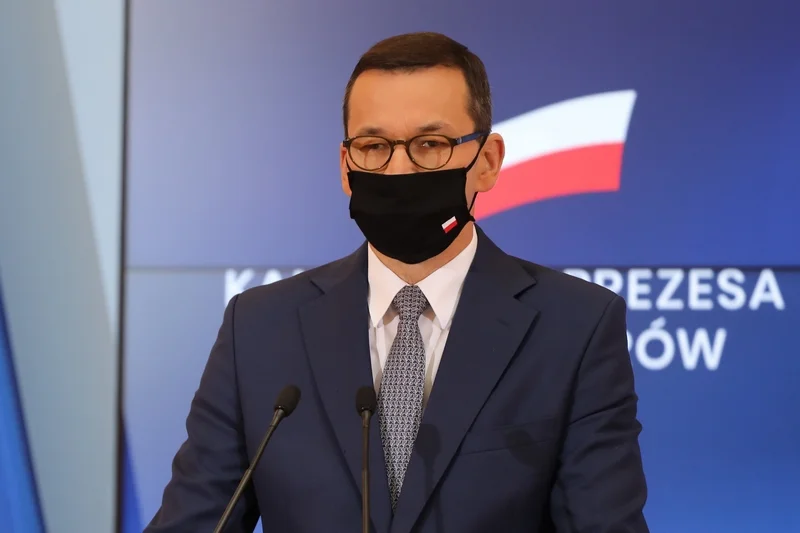 Mateusz Morawiecki o czerwonej strefie w całej Polsce.